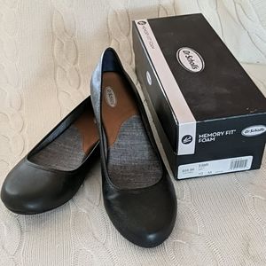 Women's Black Flats Memory Foam 10M Dr. Scholl's